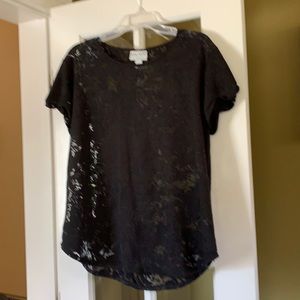Ava & Viv size X black lace top.